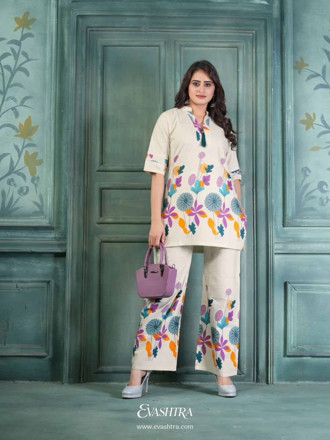 Woman in a floral outfit 3