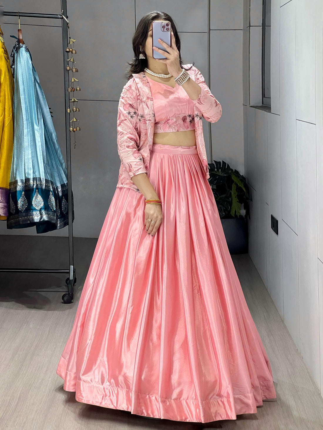 Classical  New Embroidered Print Koti Sets