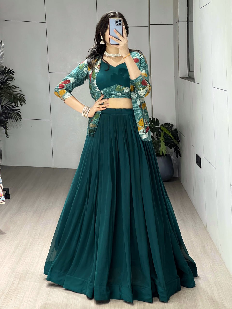 Classical  New Foil Printed Koti Set