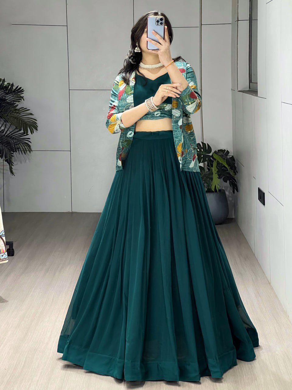 Classical  New Foil Printed Koti Set
