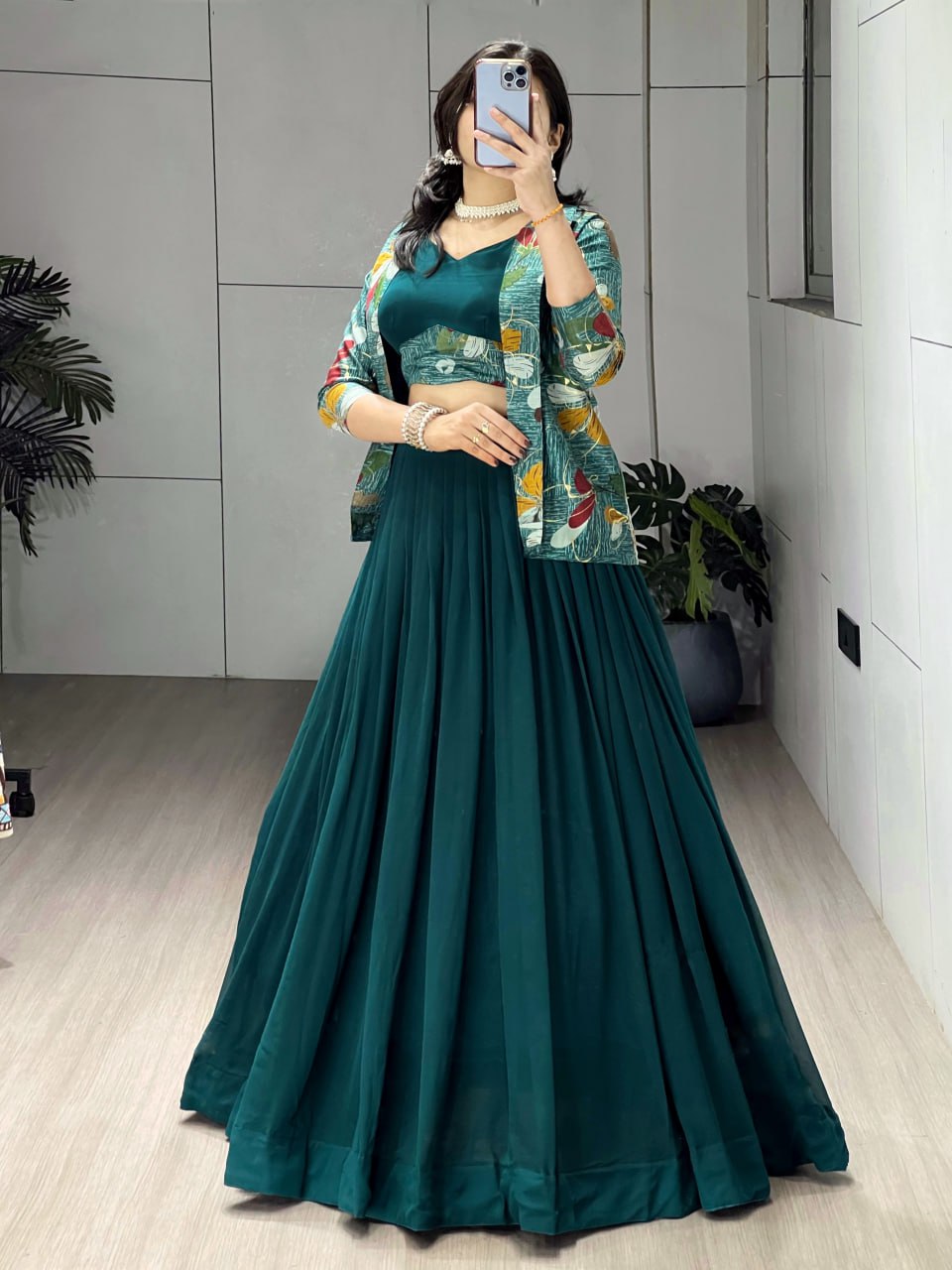 Classical  New Foil Printed Koti Set
