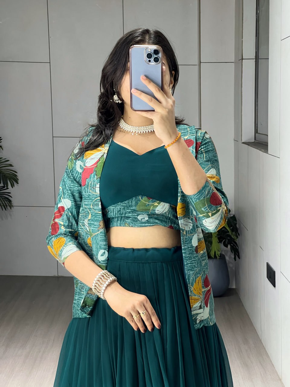 Classical  New Foil Printed Koti Set