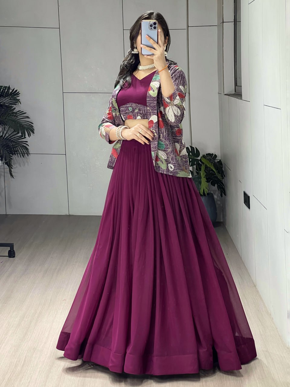 Classical  New Foil Printed Koti Set
