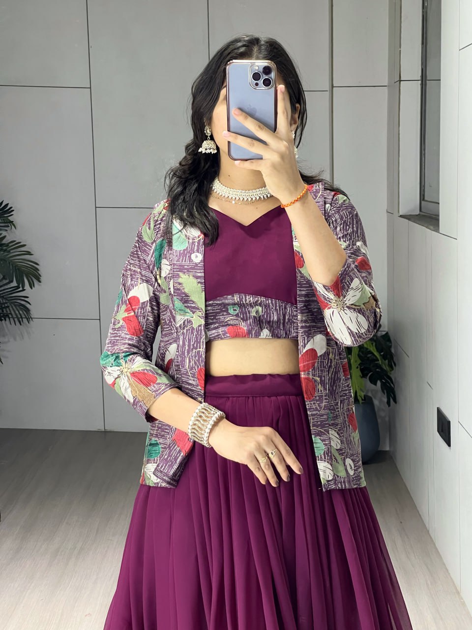 Classical  New Foil Printed Koti Set